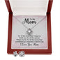 To My Mom - For all the times that I forgot to Thank You | Best Love Knot Necklace for Your Beloved One