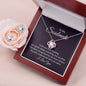 To my soulmate | Our spirits began touching one another | Best Love Knot Necklace for Your Beloved One