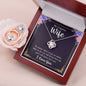 My gorgeous Wife | No Matter What, You Always Have Me | Best Love Knot Necklace for Your Beloved One
