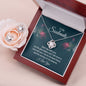 To my soulmate | Unforgettable Gift: Love Knot Jewelry Set & Personalized Message Card for Your Beloved One
