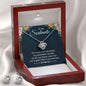 To my soulmate - You're my Love | Best Love Knot Necklace for Your Beloved One