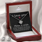 ILU - Make a Wish | Best Love Knot Necklace for Your Beloved One