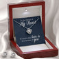 To the owner of my heart | Best Love Knot Necklace for Your Beloved One
