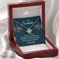 To my soulmate | Unforgettable Gift: Love Knot Jewelry Set & Personalized Message Card for Your Beloved One