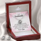 To my soulmate - Life may not Always be Sweet | Best Love Knot Necklace for Your Beloved One