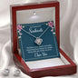 To my soulmate - Thinking of you Keeps me Awake | Best Love Knot Necklace for Your Beloved One