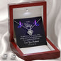 To my wife | I'm glad you found me | Best Love Knot Necklace for Your Beloved One