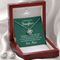 To my wonderful daughter - Best Love Knot Necklace for Your Beloved One