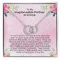 To My Irreplaceable Partner In Crime | A true friend is someone who sees the pain in your eyes | Perfect pair necklace for her