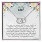 You Are Not Just A Best Friend But My BBFF | Perfect Pair Necklace Gift for Best Friend Forever
