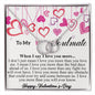 To my Soulmate The Perfect Pair Necklace