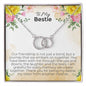 To My Bestie | Our Friendship Is Not Just A Bond | Perfect Pair Necklace Gifts for Best Friend