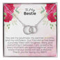To My Bestie | You Are My Soulmate, My Partner in Crime | Perfect Pair Necklace Gifts for Best Friend