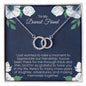To my dearest friend | I just wanted to take a moment to appreciate our friendship | Perfect pair necklace gifts for her