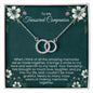 To My Treasured Companion | When I think of all the amazing memories we've made together | Perfect pair necklace gifts for her