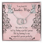 To my Teacher Wife The Perfect Pair Necklace