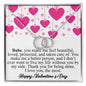To my Babe The Perfect Pair Necklace