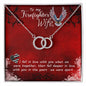 To my Firefighter Wife The Perfect Pair Necklace