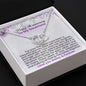 The past five years have been a beautiful journey filled with love | Perfect pair necklace gift for 5th anniversary