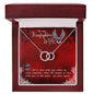 To my Firefighter Wife The Perfect Pair Necklace