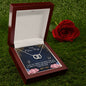 To my Police Wife The Perfect Pair Necklace