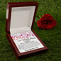 To my Soulmate The Perfect Pair Necklace