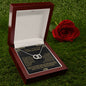 Your love has brought so much happiness into my life | Perfect pair necklace for first anniversary