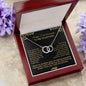 Your love has brought so much happiness into my life | Perfect pair necklace for first anniversary