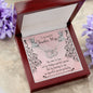 To my Teacher Wife The Perfect Pair Necklace