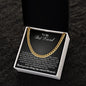To my best friend | Cuban link chain