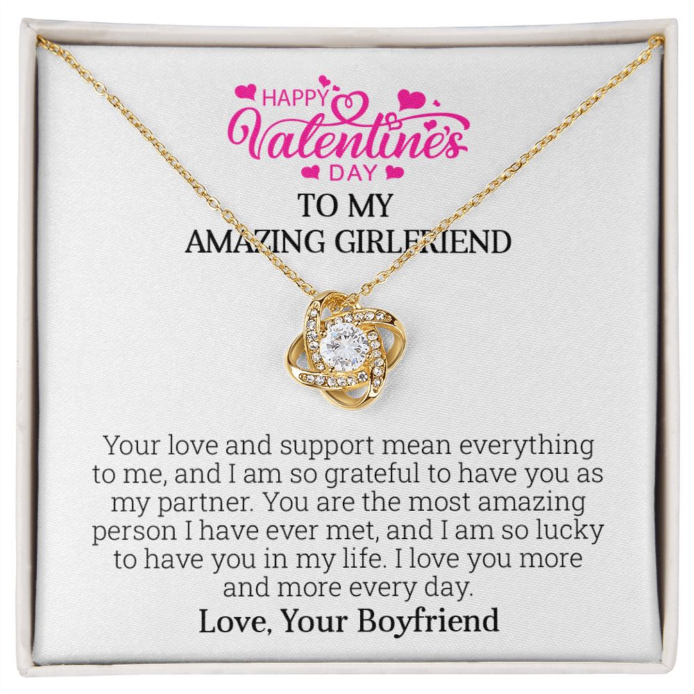 Valentine's Day Gift for Girlfriend | Your Love and Support Mean Everything to Me