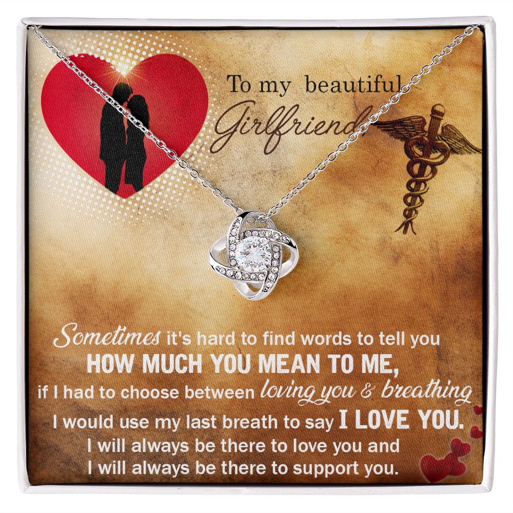 To my Beautiful Girlfriend How much you mean to me!