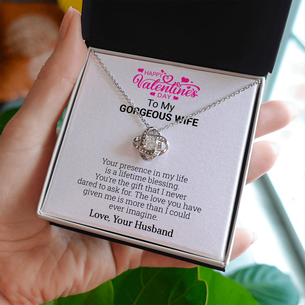 Valentine's Day Gift for Wife | Your Presence In My Life is A Lifetime Blessing