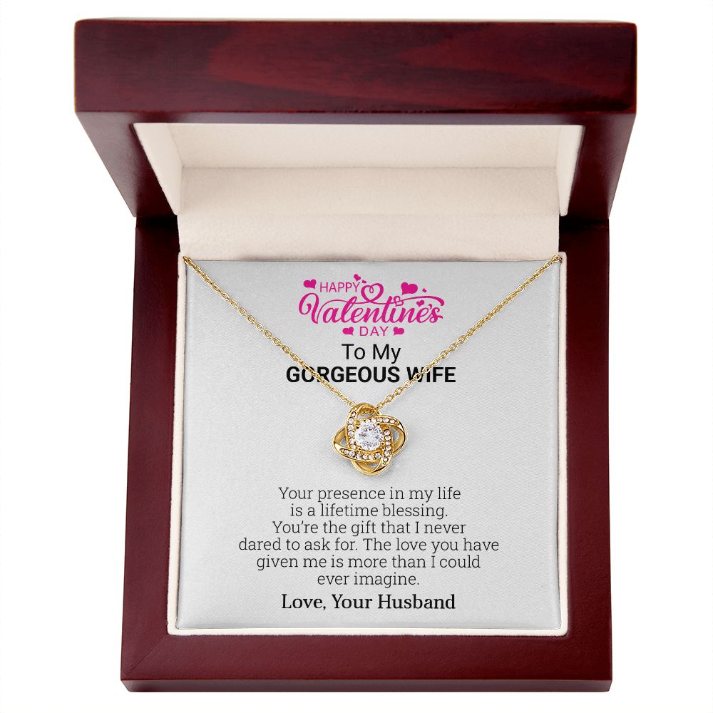 Valentine's Day Gift for Wife | Your Presence In My Life is A Lifetime Blessing