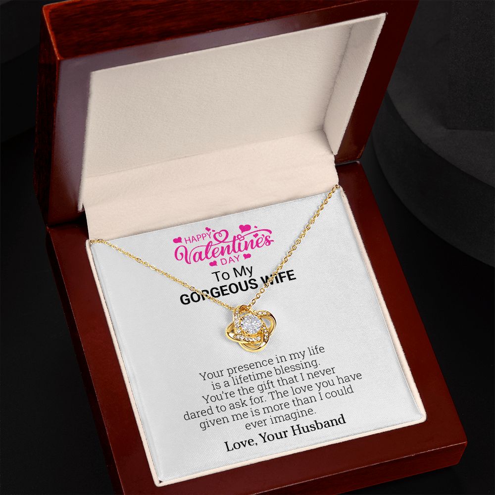 Valentine's Day Gift for Wife | Your Presence In My Life is A Lifetime Blessing
