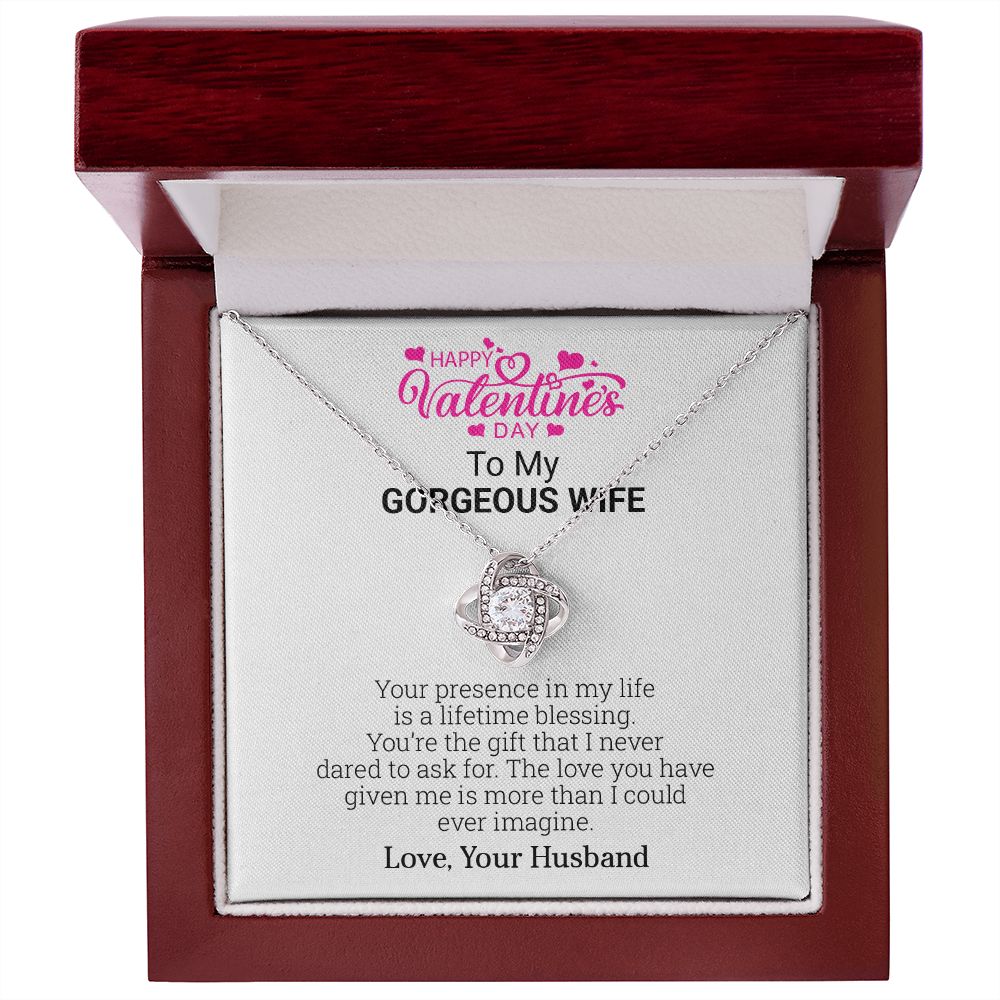Valentine's Day Gift for Wife | Your Presence In My Life is A Lifetime Blessing