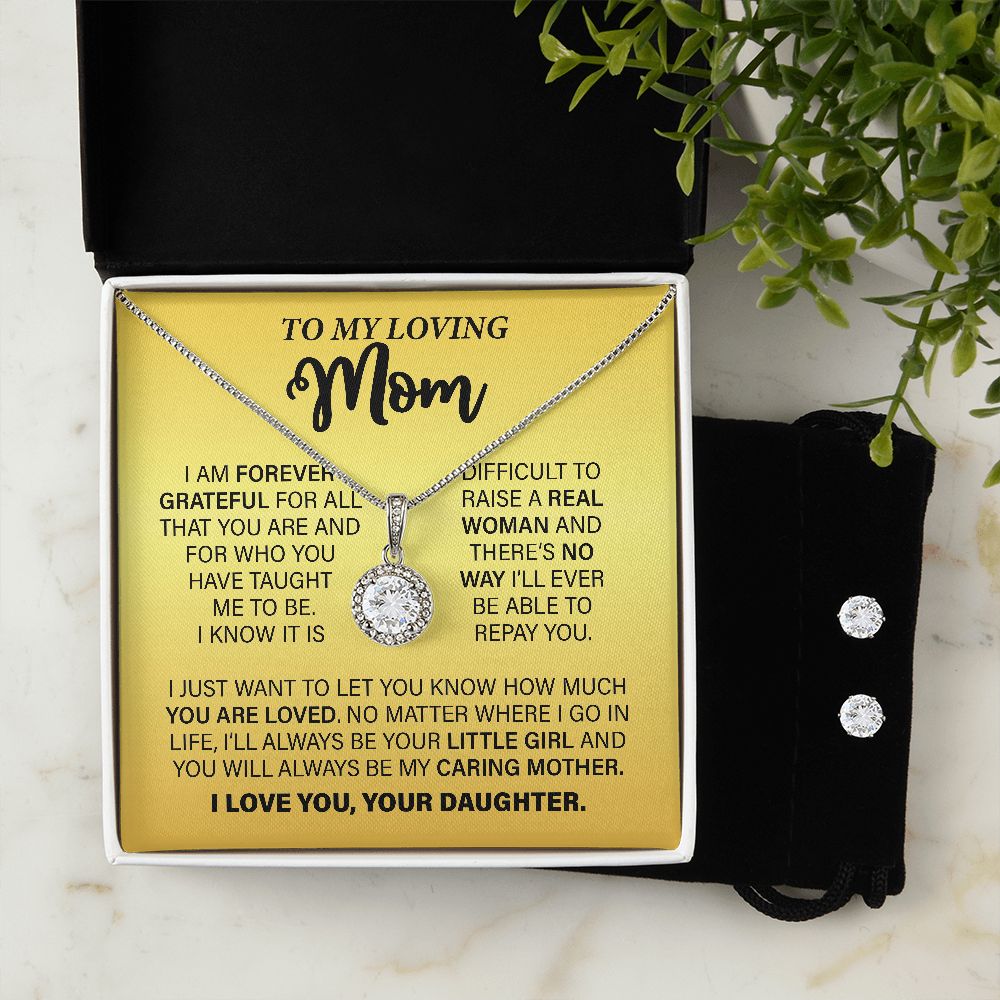 Mother's Day Gifts | Eternal Hope Necklace | To My Loving Mom | I am forever grateful for all that you are....