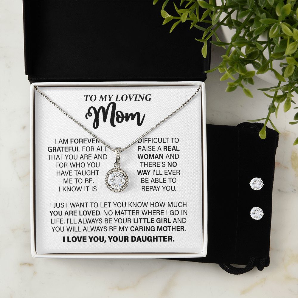 Mother's Day Gifts | Eternal Hope Necklace | To My Loving Mom | I am forever grateful for all that you are...