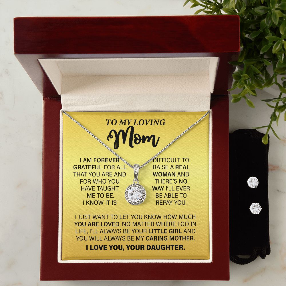 Mother's Day Gifts | Eternal Hope Necklace | To My Loving Mom | I am forever grateful for all that you are....