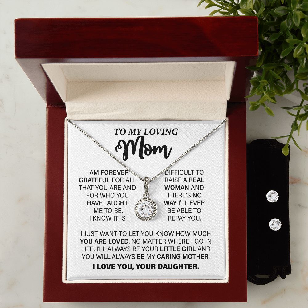 Mother's Day Gifts | Eternal Hope Necklace | To My Loving Mom | I am forever grateful for all that you are...