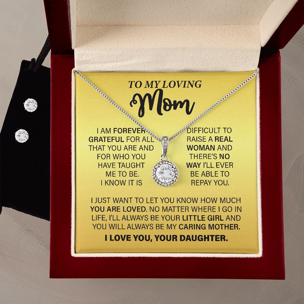 Mother's Day Gifts | Eternal Hope Necklace | To My Loving Mom | I am forever grateful for all that you are....
