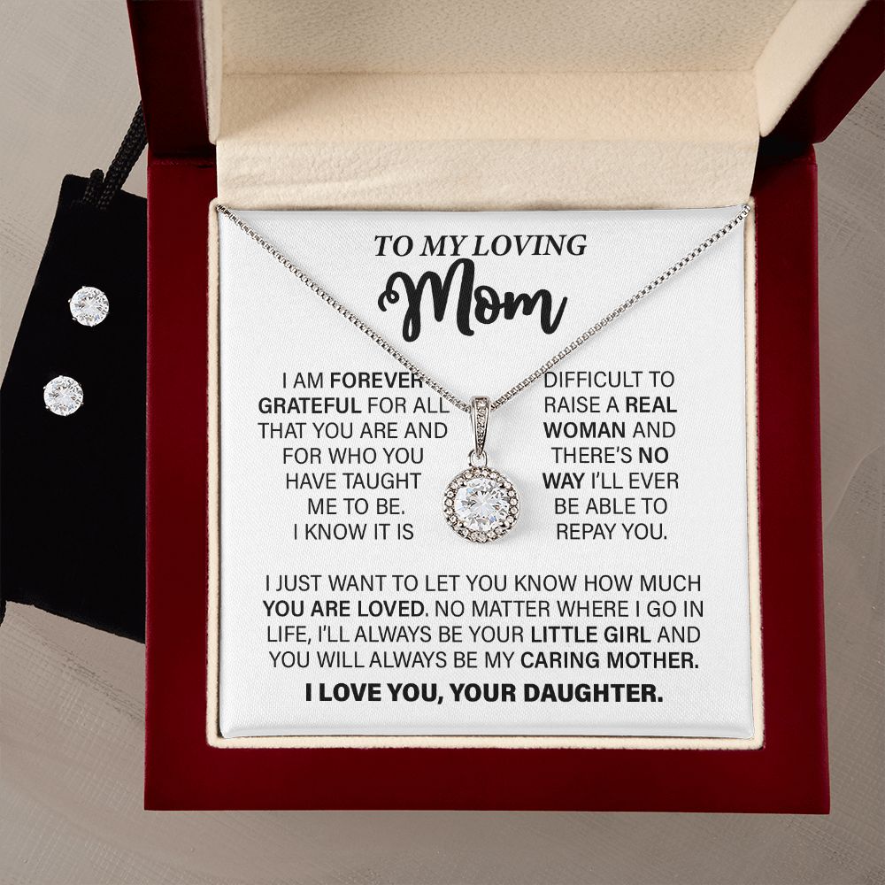 Mother's Day Gifts | Eternal Hope Necklace | To My Loving Mom | I am forever grateful for all that you are...