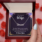 To my gorgeous Wife | Name Necklace, Give you precious wife a custom named necklace and love note.