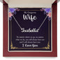 To my gorgeous Wife | Name Necklace, Give you precious wife a custom named necklace and love note.