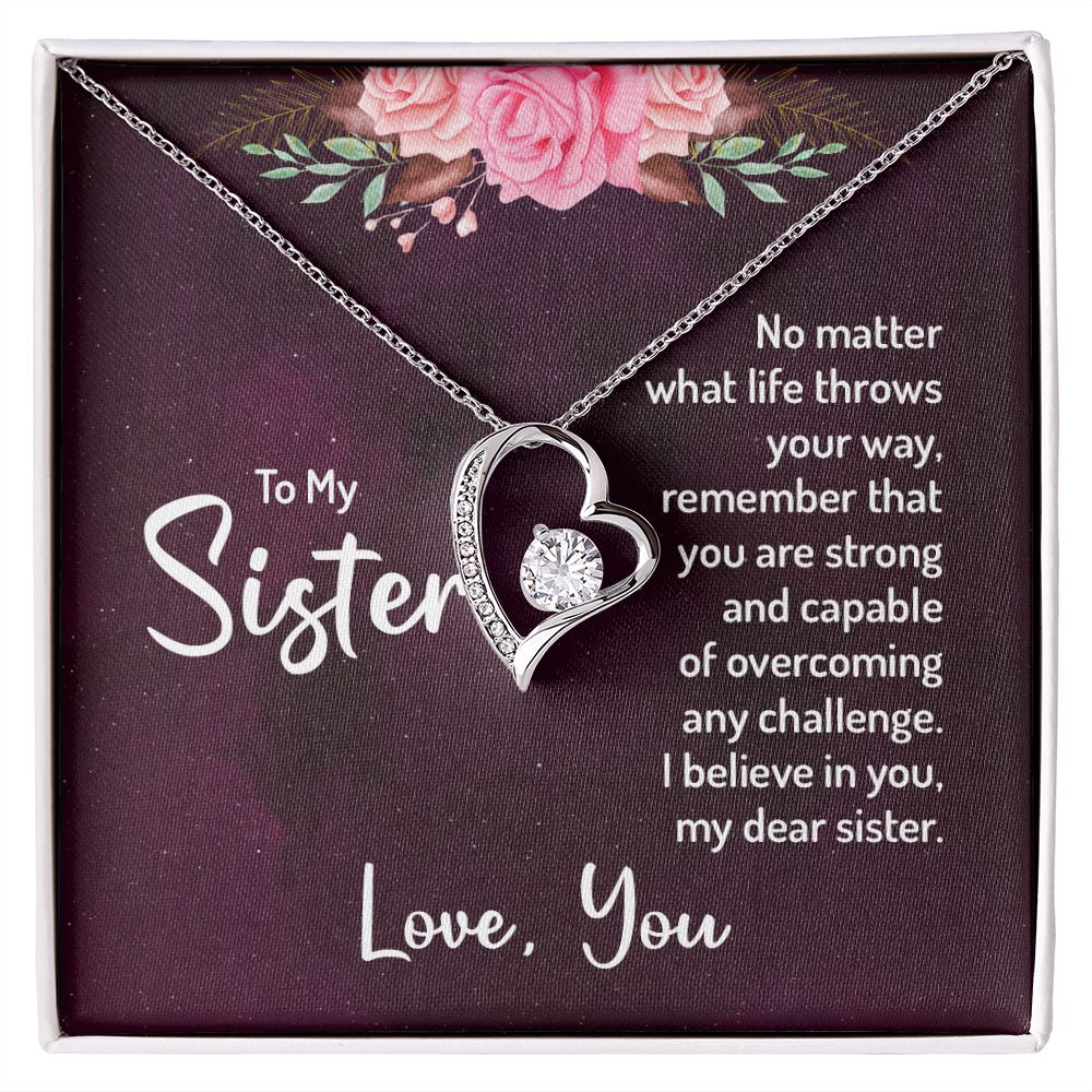 Gifts for Sister, Mother's Day Gifts for Sister, Personalized Gifts for Sister, Necklace Gifts for Sister
