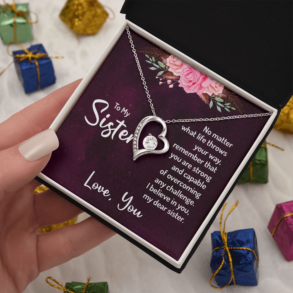 Gifts for Sister, Mother's Day Gifts for Sister, Personalized Gifts for Sister, Necklace Gifts for Sister