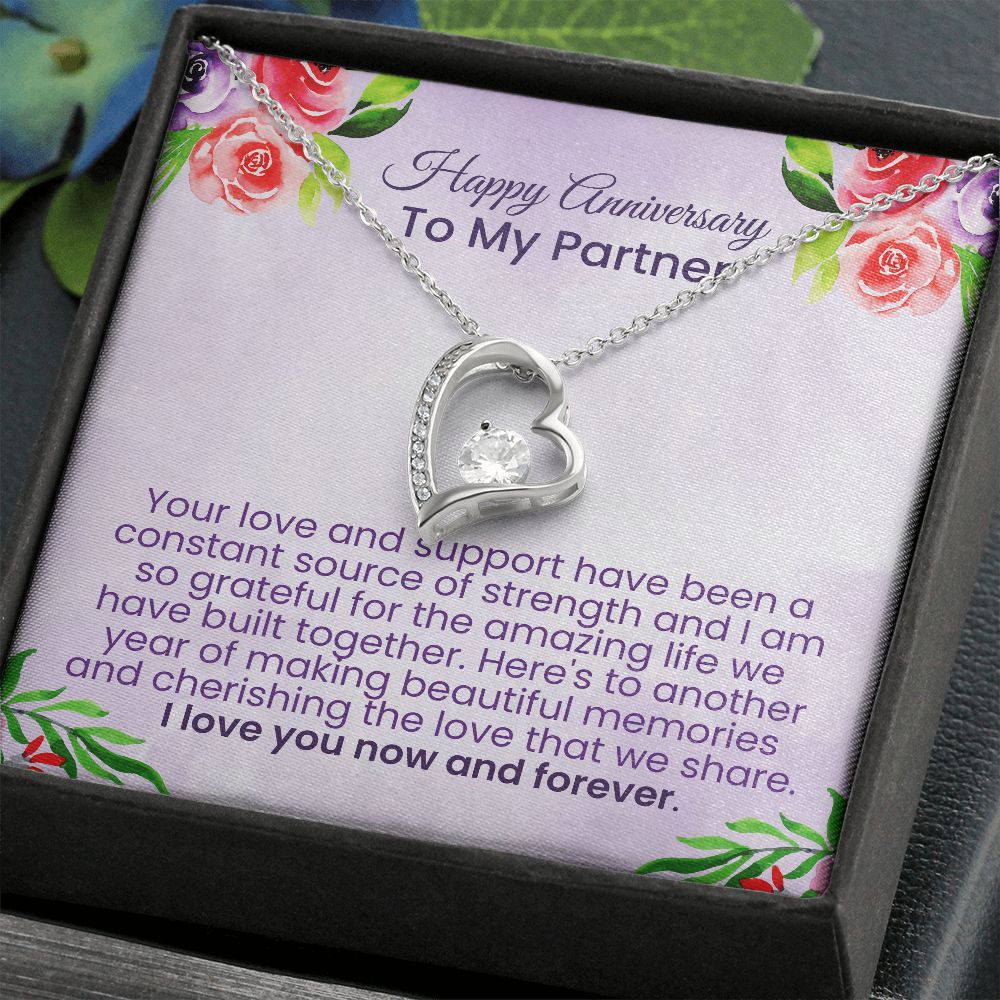 Your love and support have been a constant source of strength | Forever love necklace for anniversary