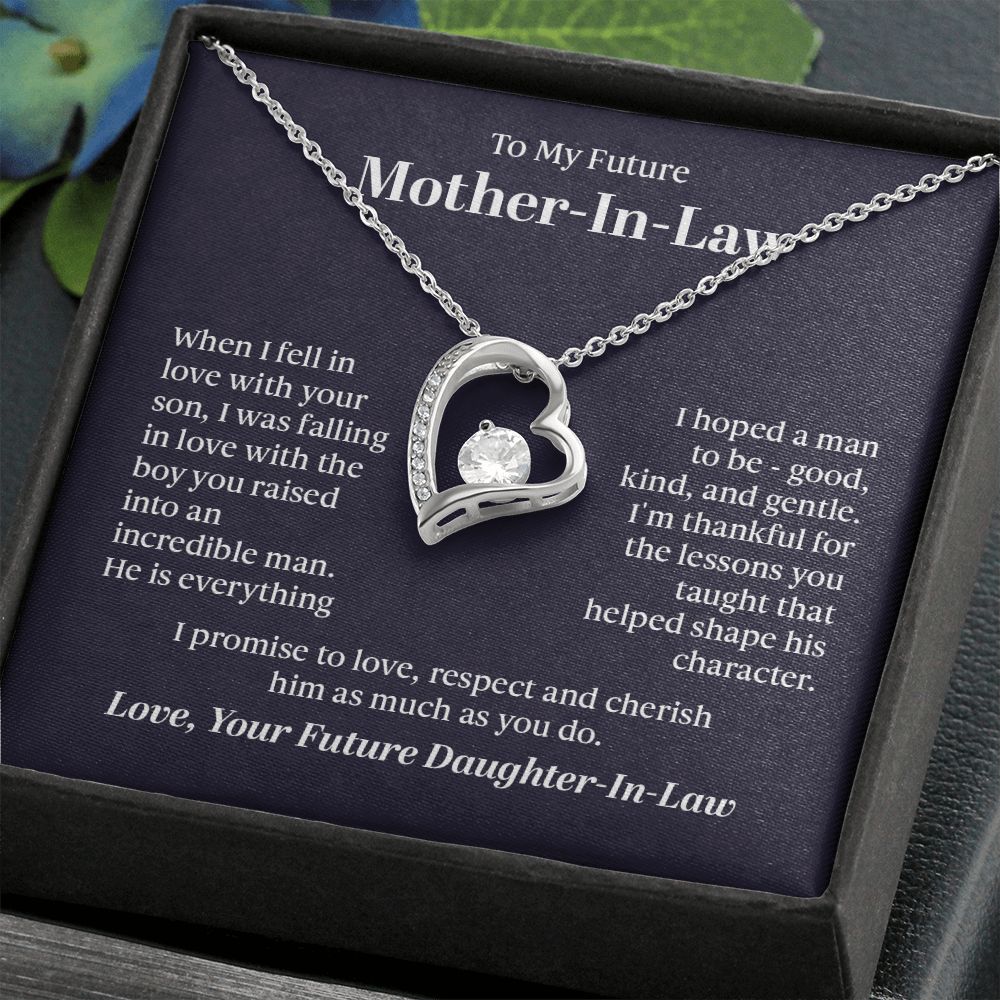 To my future mother in law - when I fell in love with your son