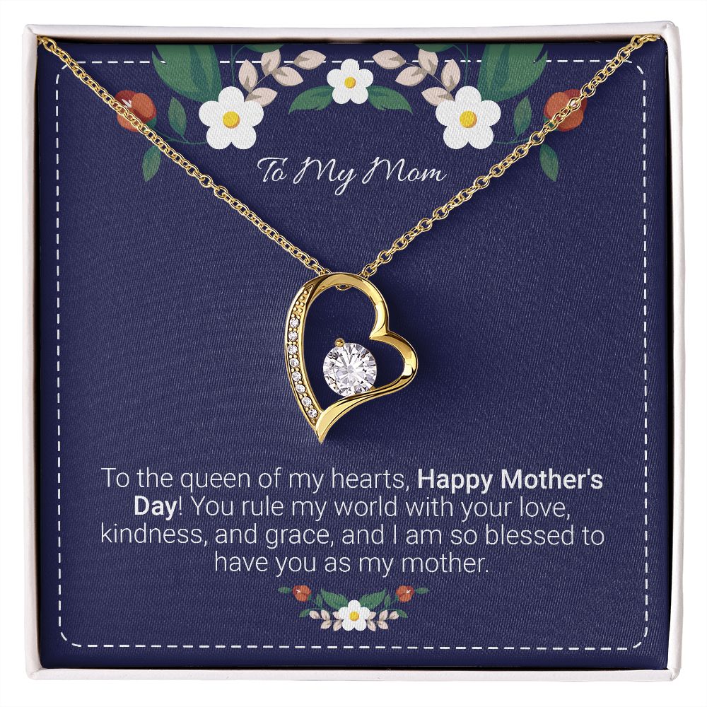 Mother's day gifts, Gifts for mom, Personalize gift for mom, Forever heart necklace gifts for mom
