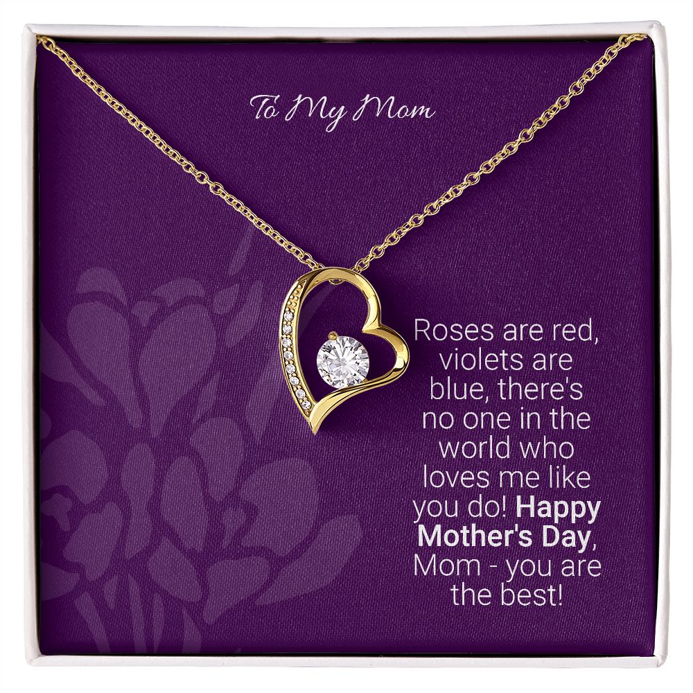 Mother's day gifts, Gifts for mom, Personalize gift for mom, Forever heart necklace gifts for mom